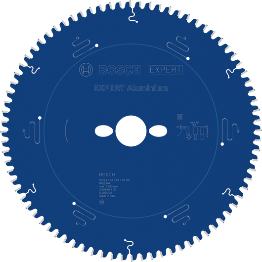 Lama per sega circolare in alluminio Bosch EXPERT per tagli precisi del metallo.