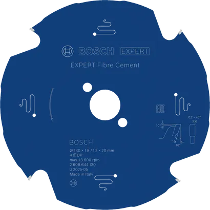 Lama per sega circolare Bosch EXPERT Fibre Cement per fibrocemento.