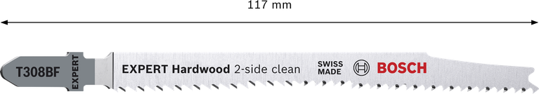 Lama per seghetto alternativo Bosch EXPERT Hardwood 2-side clean T308BF.