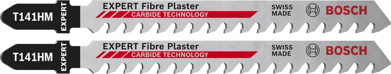Lame per seghetto alternativo Bosch EXPERT Fiber Plaster T141HM, denti in carburo.