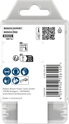 Lama per taglio legno Bosch Starlock confezione da 65×40 mm.