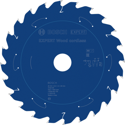 Lama per sega circolare a batteria Bosch EXPERT Wood, 24T.