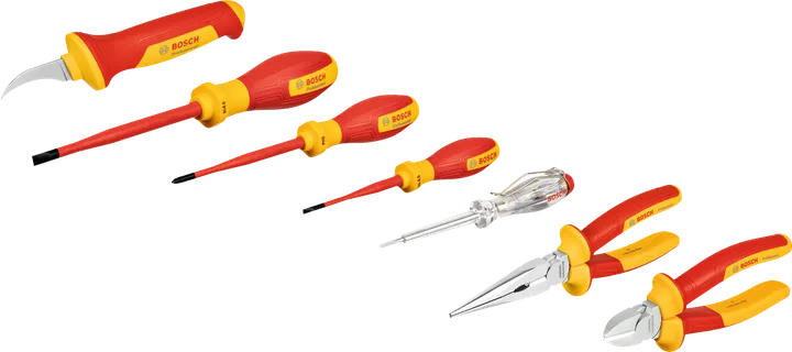 Set misto di utensili manuali VDE 7 pz Professional