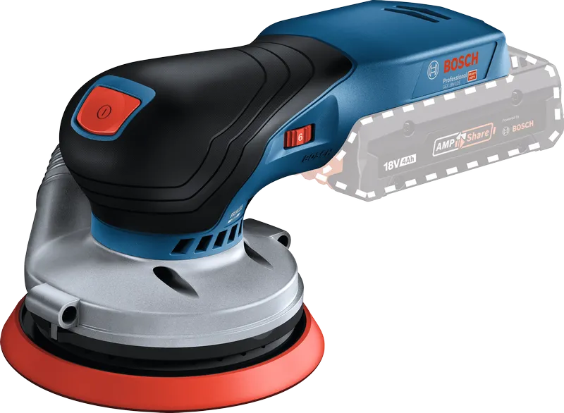 Levigatrice orbitale casuale a batteria Bosch GEX 18V-125.