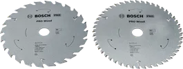 Lama per sega circolare Bosch PRO Wood da 165 mm, confezione da 2.