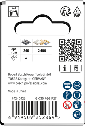 Confezione sega a tazza filettata multimateriale Bosch 37x40mm.