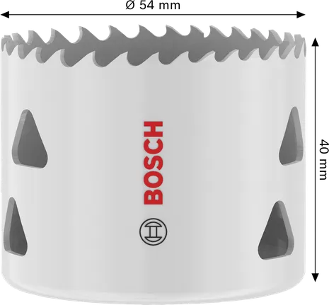 Sega a tazza filettata multimateriale Bosch 54 x 40 mm.