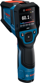 Rilevatore termico Bosch GIS 800 con display digitale.