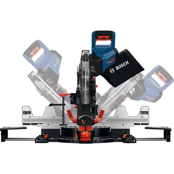 Troncatrice Bosch EXCM341-305GD con regolazione dell'inclinazione.