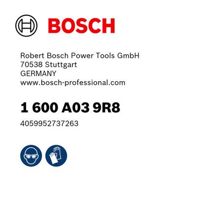 Etichetta di identificazione del prodotto.