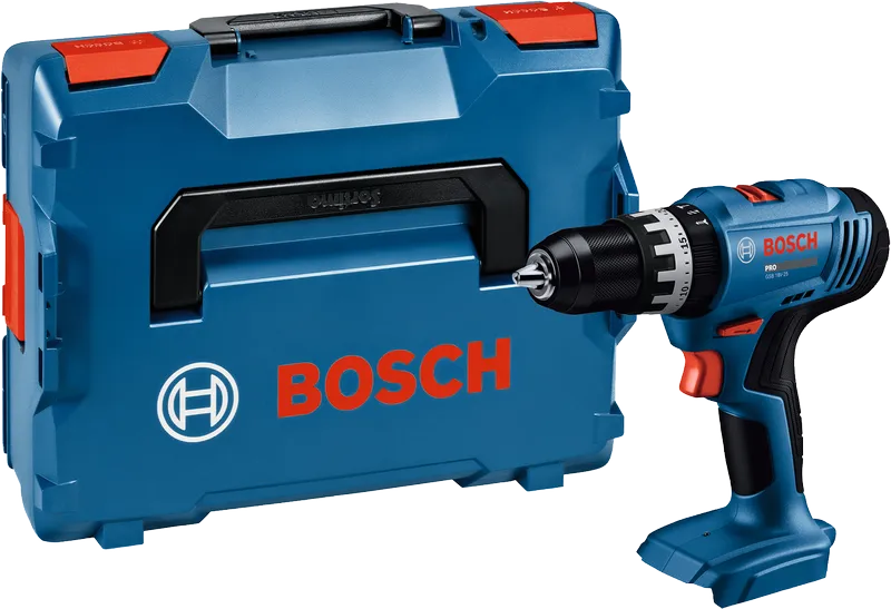 Trapano avvitatore a batteria Bosch GSB 18V-25 con valigetta.