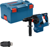 Set trapano a percussione Bosch GBH18V-28F con valigetta.