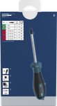 Set di cacciaviti Bosch PRO PZ/SL 6 pezzi con gambo in acciaio S2.