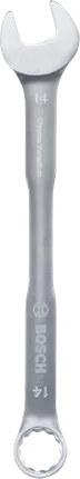 Chiave combinata Bosch da 14 mm in acciaio al cromo vanadio.