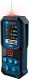 Misuratore laser Bosch GLM80-35C con custodia e batterie.