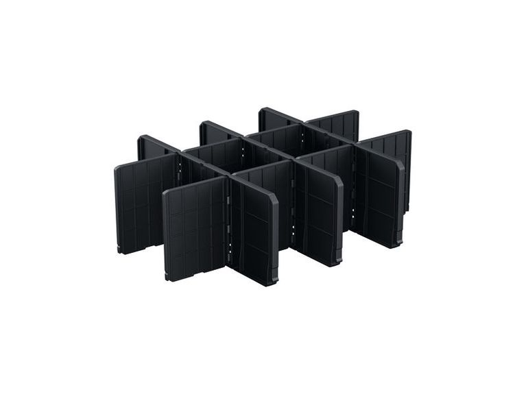 Set di divisori per cassetti Bosch L-BOXX Contractor da 140 pezzi.