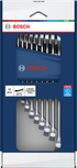 Set di chiavi combinate Bosch da 12 pezzi, 6-19 mm, coppia aumentata del +50%.