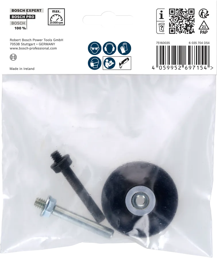Platorello PRO per utensile rotativo per smerigliatura