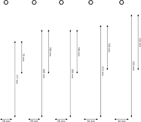 Set di cacciaviti Torx, 5 pz.