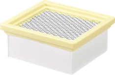 Filtro plissettato piatto Bosch PRO per aspirapolvere.