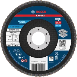 Disco lamellare Bosch EXPERT X782, angolato, 125 mm G40.