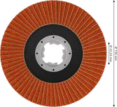 Disco lamellare Bosch EXPERT X782 da 125 mm G60 X-LOCK.
