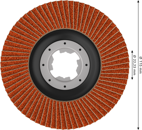 Disco lamellare Bosch EXPERT X782 da 115 mm G80 X-Lock.