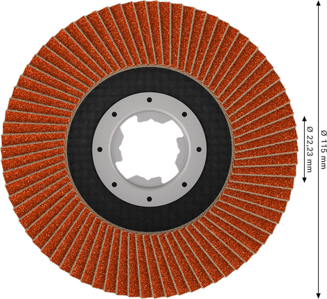 Disco lamellare Bosch EXPERT X782 da 115 mm G120 X-Lock.