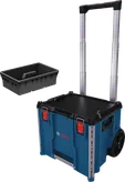 Valigetta portautensili Bosch L-BOXX Contractor con ruote e vassoio.