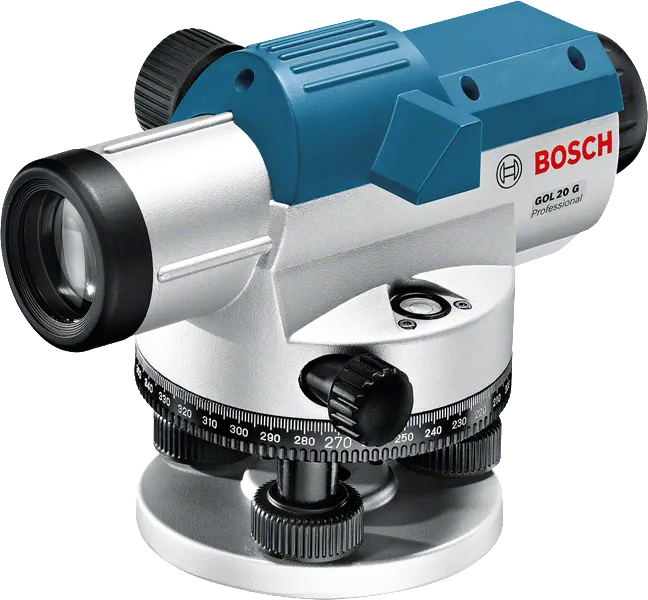 Livella ottica Bosch GOL 20 G con ingrandimento 20x.