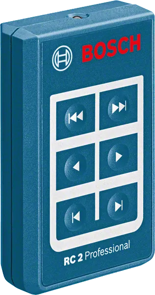 Telecomando Bosch RC 2 per strumenti di livellamento laser.