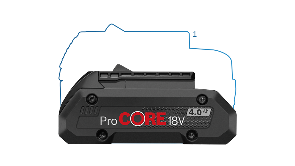 Bosch Professional 18V System batterie ProCORE18V 8.0Ah (dans