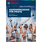 Bosch Professional Handwerkzeuge für Profis auf einem blauen Hintergrund.