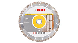 Eine Bosch Professional Diamanttrennscheibe für universelle Anwendungen.