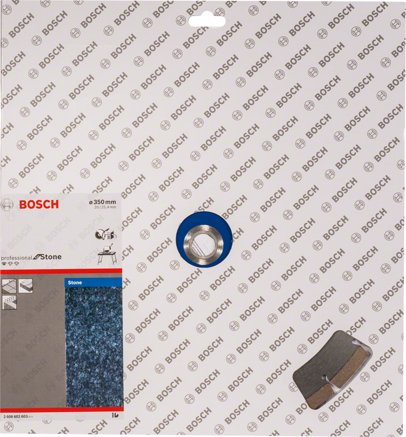 Disco de corte de piedra Bosch para uso profesional.