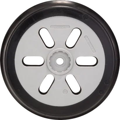 Plato lijador Bosch suave de 150 mm con 8 agujeros.