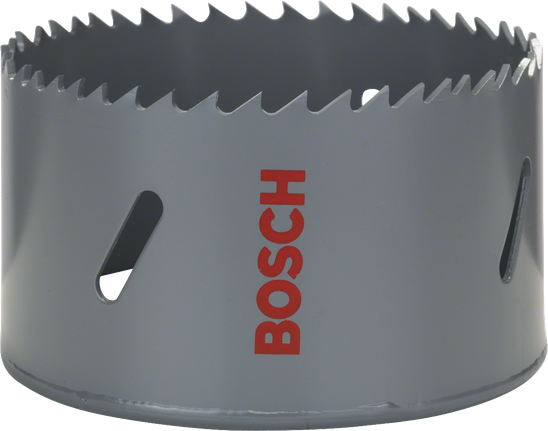 Sierra de corona bimetálica Bosch HSS de 86 mm para adaptadores estándar.