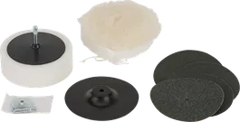 Juego de pulido Bosch S24 de 8 piezas para taladro de 125 mm.