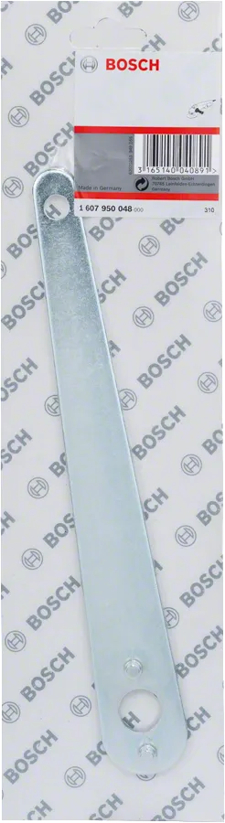 Llave de dos agujeros recta Bosch.