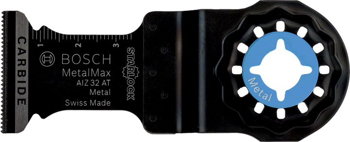 Hoja de sierra de carburo Bosch MetalMax AIZ 32 AT Starlock para metal.