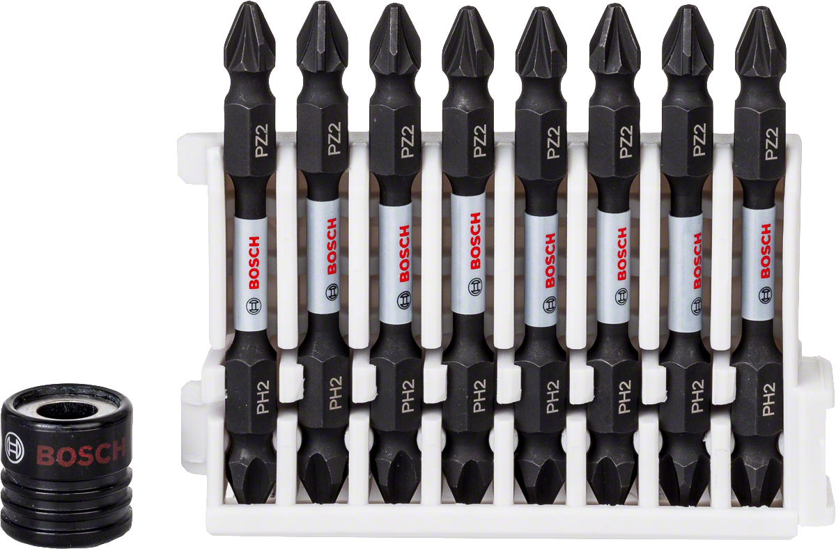 Juego de puntas de destornillador Bosch Impact Control, 9 piezas.