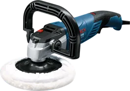 Pulidora Bosch GPO 12 CE con control de velocidad variable.