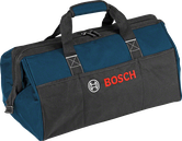 Bolsa de herramientas Bosch con asas reforzadas.
