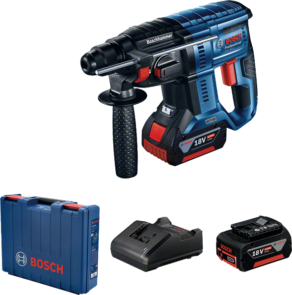 Kit de martillo perforador inalámbrico Bosch .