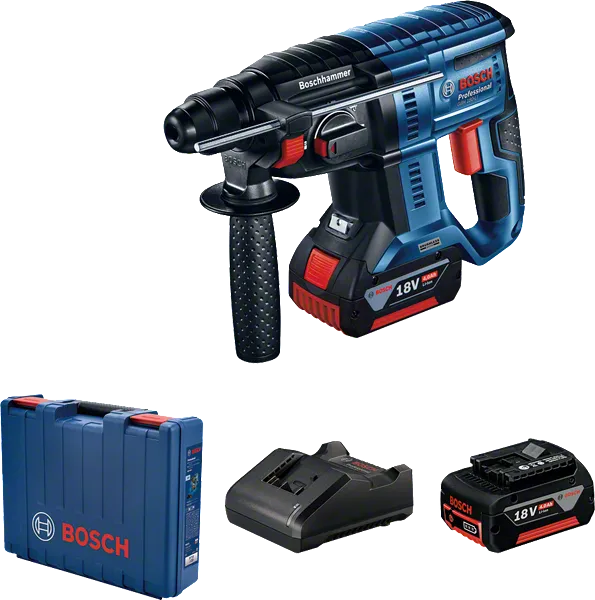 Kit de martillo perforador inalámbrico Bosch .