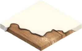 Pintura sobre madera.