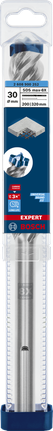Broca Bosch EXPERT SDS max-8X 30×200×320 mm.