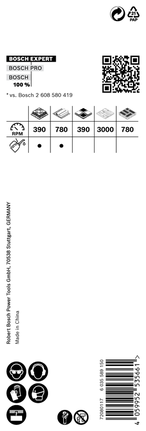 Sierra de corona Bosch EXPERT para materiales resistentes, 22 x 60 mm.