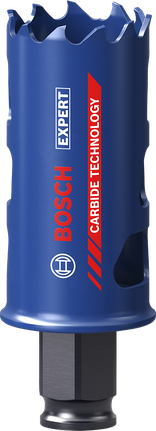 Sierra de corona Bosch EXPERT para materiales resistentes 32 x 60 mm.