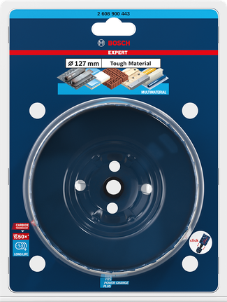 Sierra de corona Bosch EXPERT Tough Material 127×60 mm.